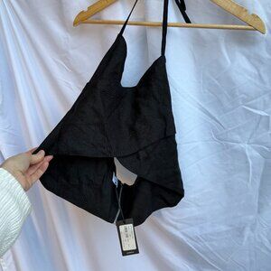 Sir. The Label Dylan Halter Top | Black | NWT